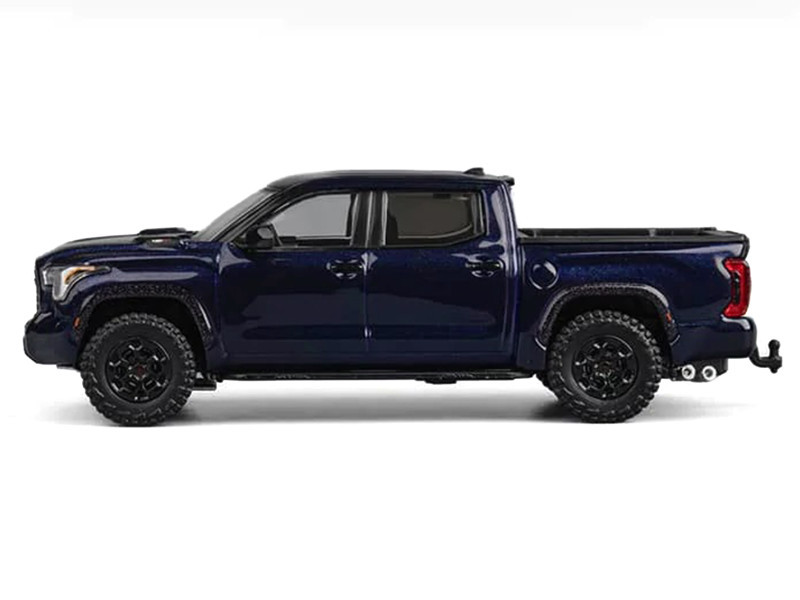 Toyota Tundra Pickup Truck Dark Blue Metallic 1/64 Diecast Model Car by CM Model