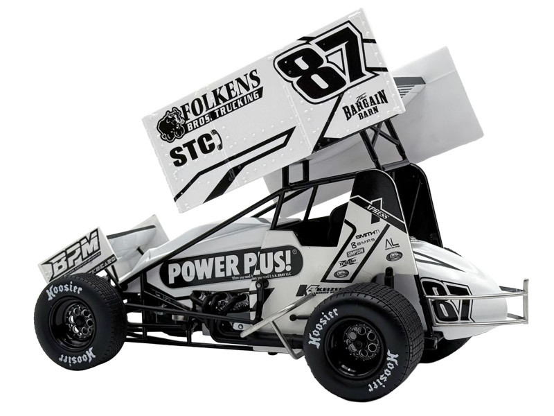 1/18 ACME 2026 #87 Power Plus Sprint Car - Aaron Reutzel Diecast Car Model