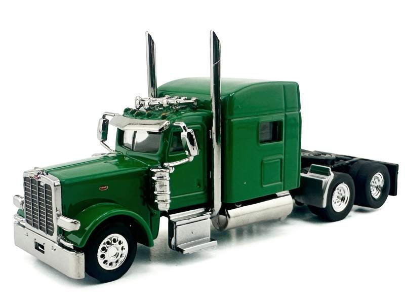 Kenworth W900L Truck Tractor with Sleeper Cab Green 1/87 (HO) Scale Plastic Model Car by HO Logistics
