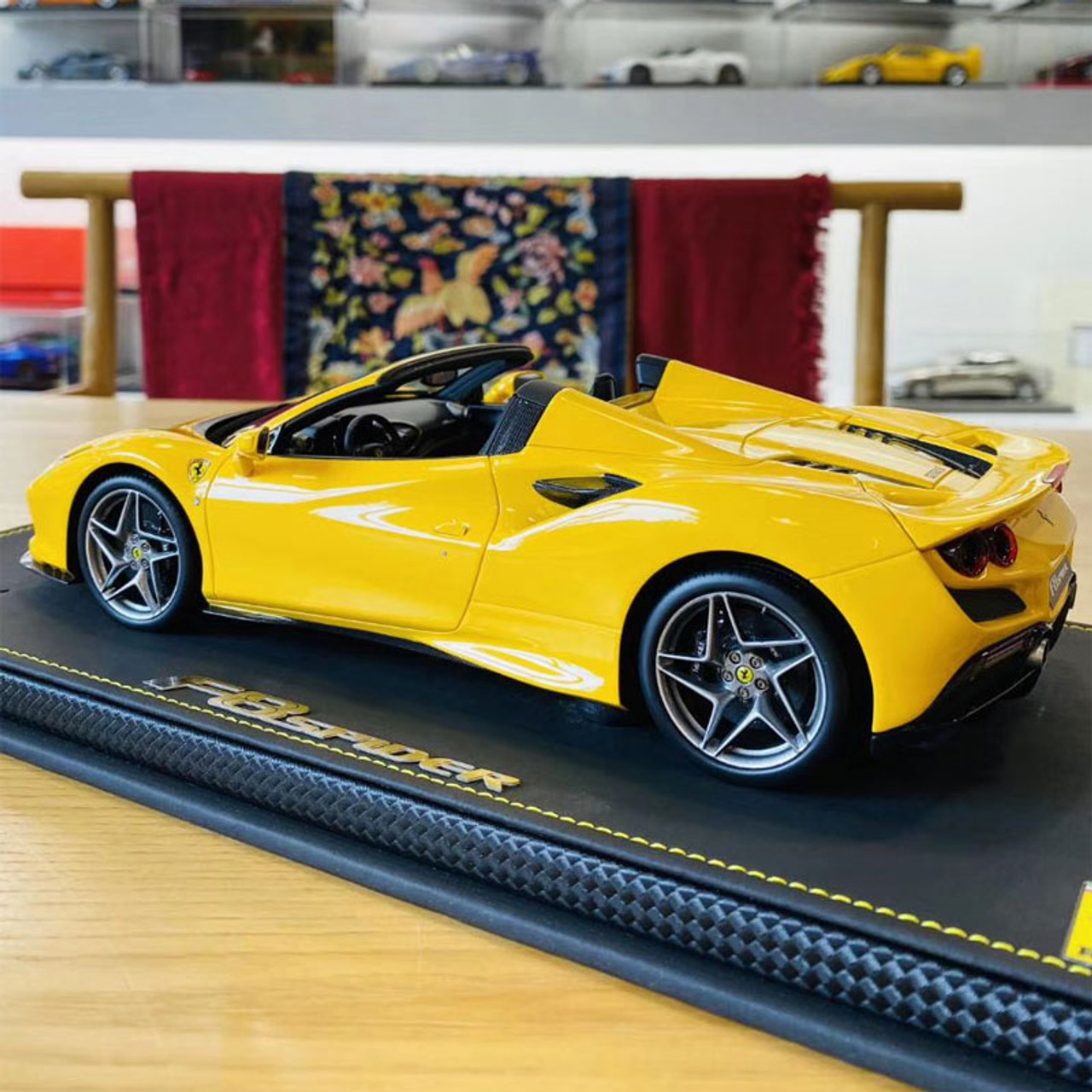 1/18 BBR Ferrari F8 Tribute Spider (Yellow Giallo Modena) Resin Car Model Limited 10 Pieces