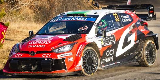 1/43 Spark TOYOTA GR Yaris Rally1 No.33 TOYOTA GAZOO RACING WRT  2nd Monte Carlo Rally 2026  E. Evans - S. Martin Car Model