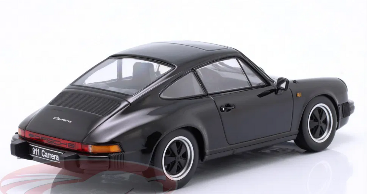 1/18 KK-Scale 1983 Porsche 911 930 Carrera Coupe (Black) Diecast Car Model
