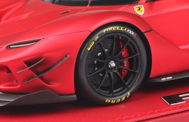 1/18 BBR Ferrari LaFerrari FXXK EVO Matte F1 2007B Red Resin Car