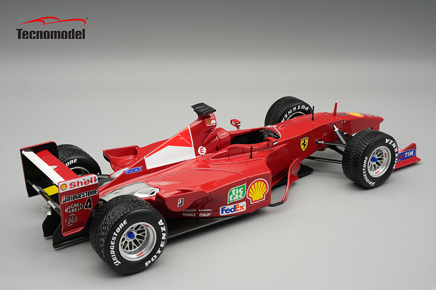 1/18 Tecnomodel Ferrari F1 2000 Winner German GP Driver: Rubens Barrichello Raining Race Limited Edition Car Model