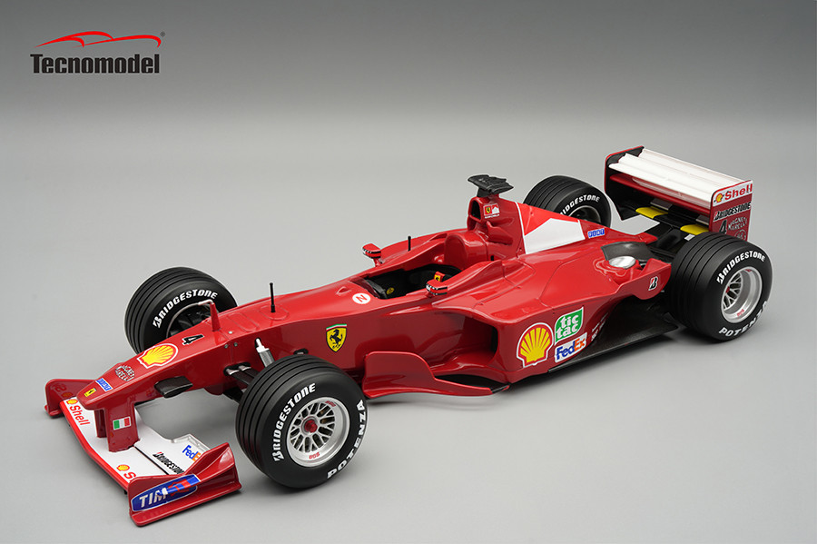 1/18 Tecnomodel Ferrari F1 2000 Monaco GP Driver: Rubens Barrichello Limited Edition Car Model
