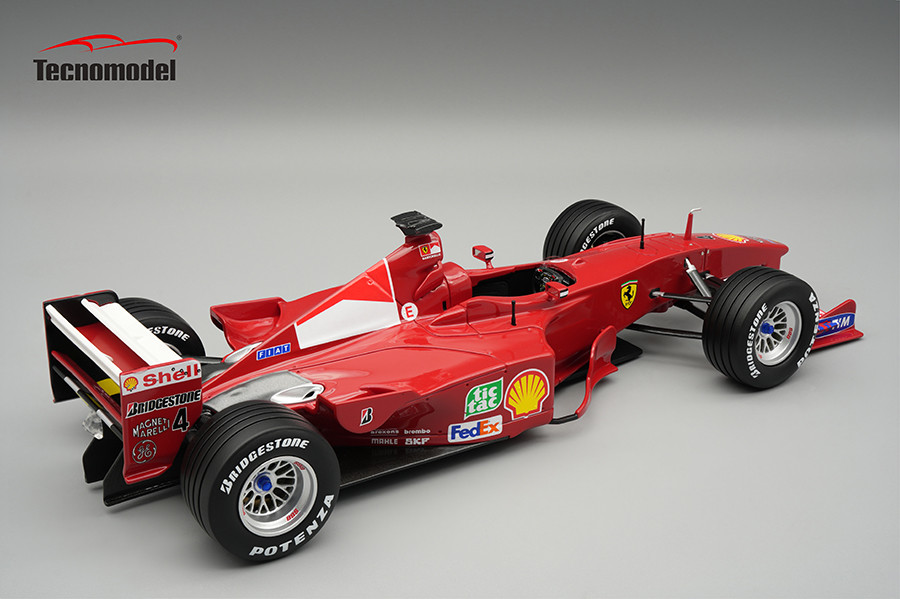 1/18 Tecnomodel Ferrari F1 2000 Monaco GP Driver: Rubens Barrichello Limited Edition Car Model