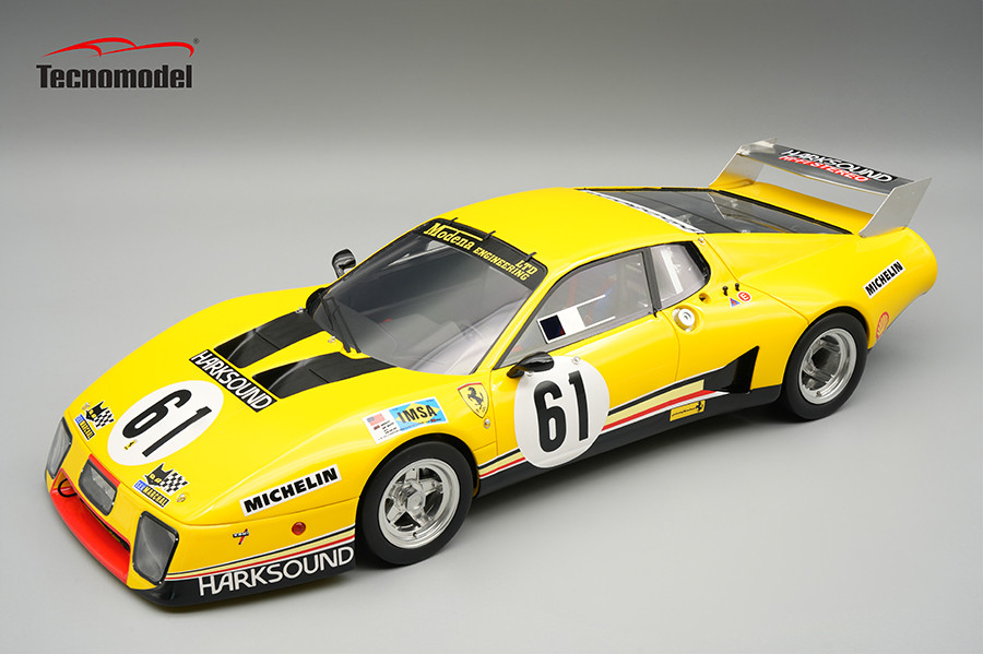 1/18 Tecnomodel Ferrari 512 BB/LM Le Mans 24h 1979 Car #61 Team Beurlys 12th Place  Driver: N. Faure - B. De Dryver - S. O'Rourke - J. Beurlys Limited Edition Car Model