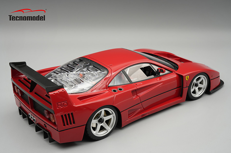 1/18 Tecnomodel Ferrari F40 1994 Press Edition Red 1994 Car Model