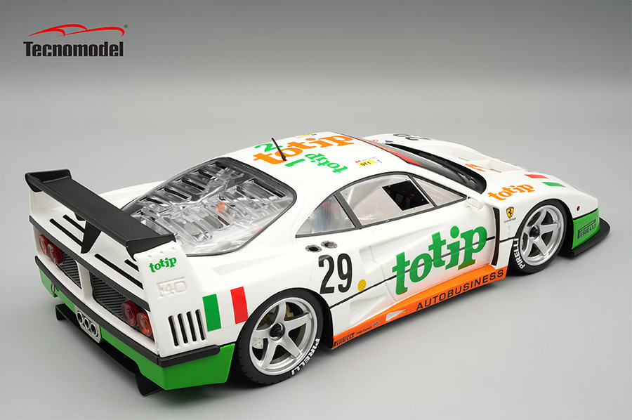 1/18 Tecnomodel Ferrari F40 1994 COMPETIZIONE 3.0L TURBO V8 TEAM