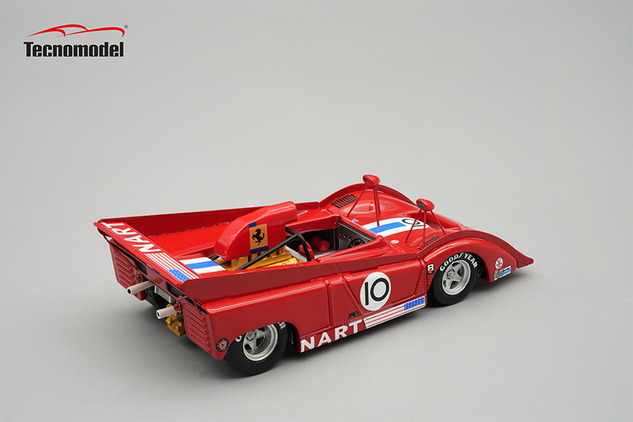 1/43 Tecnomodel Ferrari 712 Can Am Watkins Glen 1974 Car #10 Team NART  Driver: B.Redman Car Model