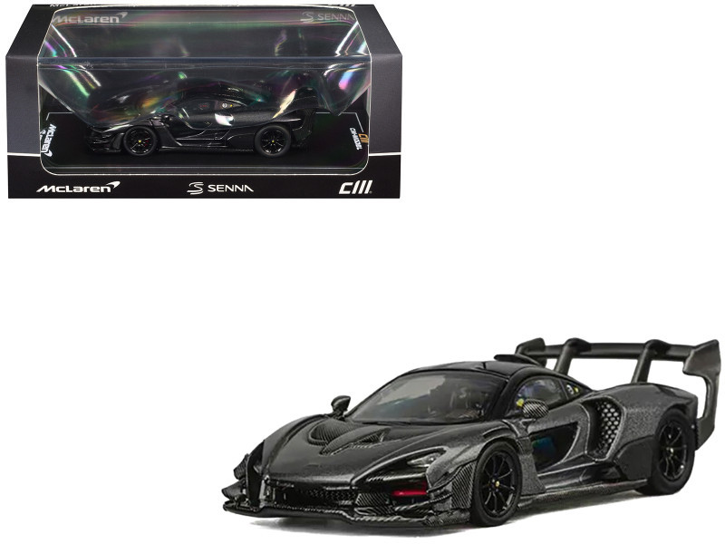 1/64 CM Model McLaren Senna GTR (Dark Grey) Diecast Car Model