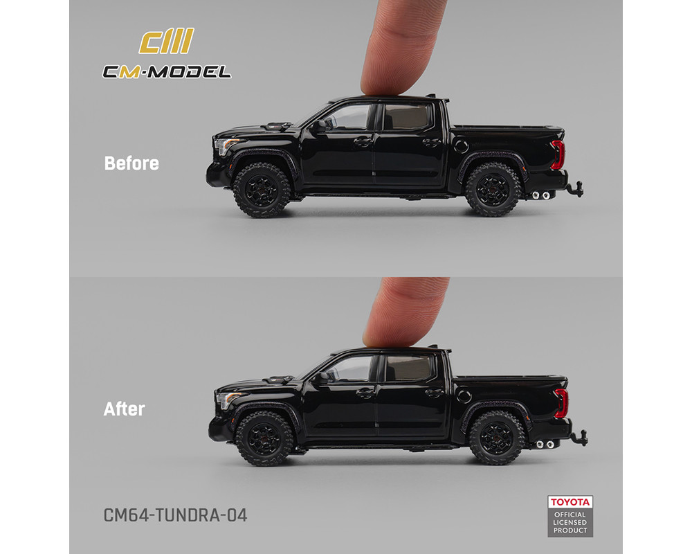 1/64 CM Model Toyota Tundra (Black) Diecast Car Model
