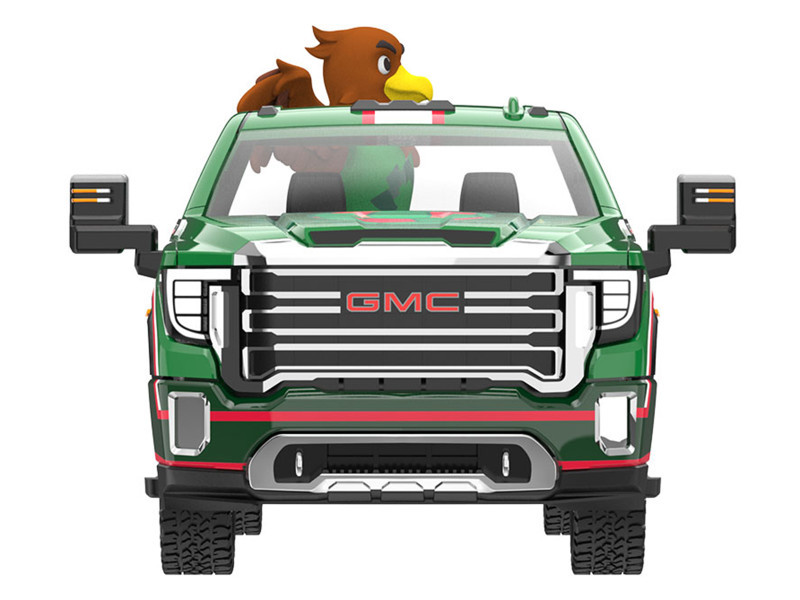 1/64 Greenlight 2022 GMC Sierra 3500 HD Mexico Tribute with Eagle Diecast Car Model