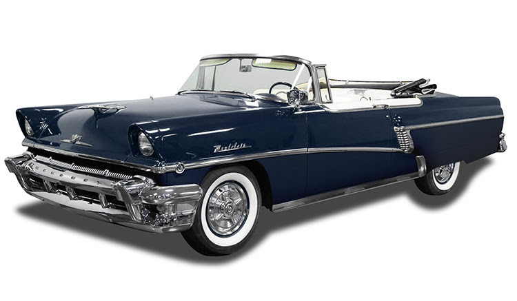 1/18 Sunstar 1956 Mercury MontClair Open Convertible (Delta Blue