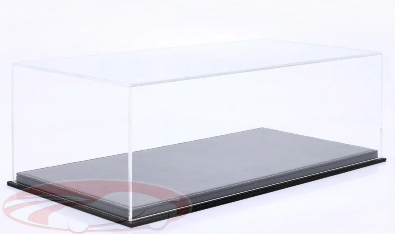 1/12 Atlantic High Quality Acrylic Showcase Mulhouse with Black Leather (car model NOT included) Base