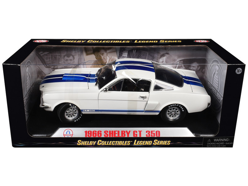 1/18 Shelby Collectibles 1966 Ford Mustang Shelby GT350 (White