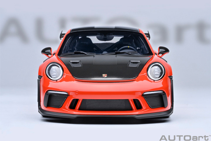 1/18 AUTOart Porsche 911 (991.2) GT3 RS Weissach Package (Lava