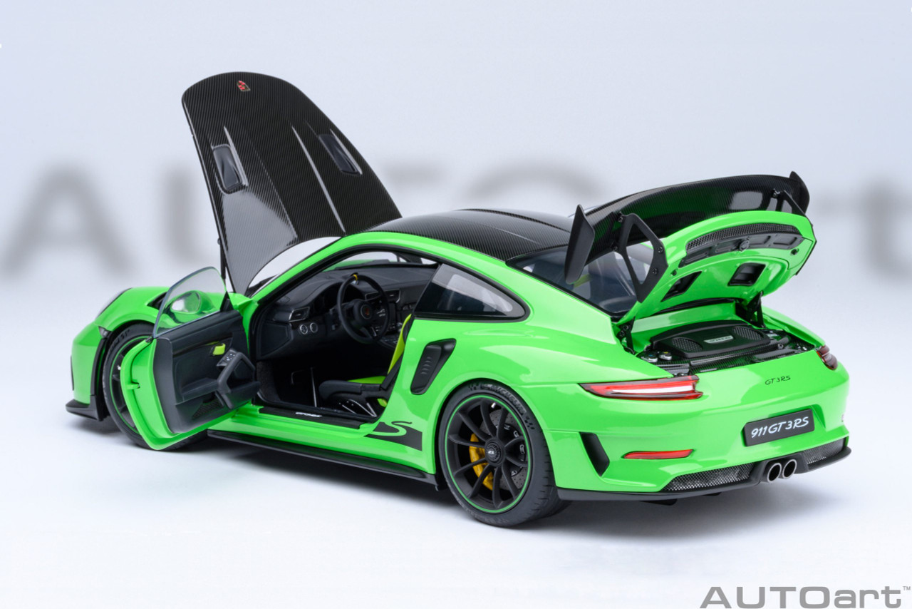 1/18 AUTOart Porsche 911 (991.2) GT3 RS Weissach Package (Lizard Green) Car Model