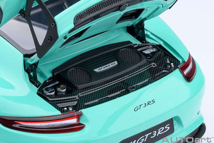 1/18 AUTOart Porsche 911 (991.2) GT3 RS (Mint Green) Car Model