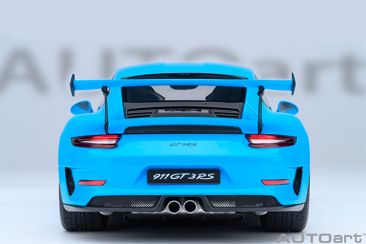 1/18 AUTOart Porsche 911 (991.2) GT3 RS (Riviera Blue) Car Model