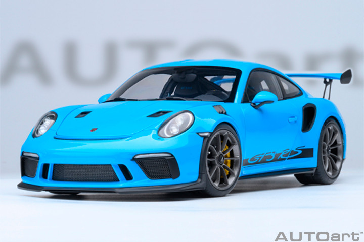 1/18 AUTOart Porsche 911 (991.2) GT3 RS (Riviera Blue) Car Model