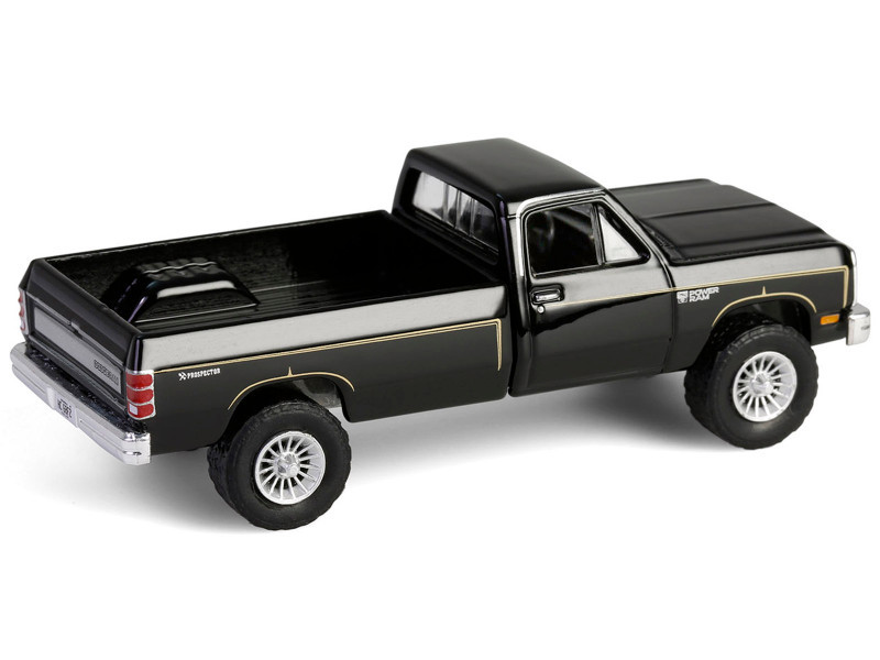 1981 Dodge Power Ram Prospector Pickup Truck Black "The A-Team" (1983-1987) TV Series "Hollywood Series" Release #43 1/64 Diecast Model Car by Greenlight