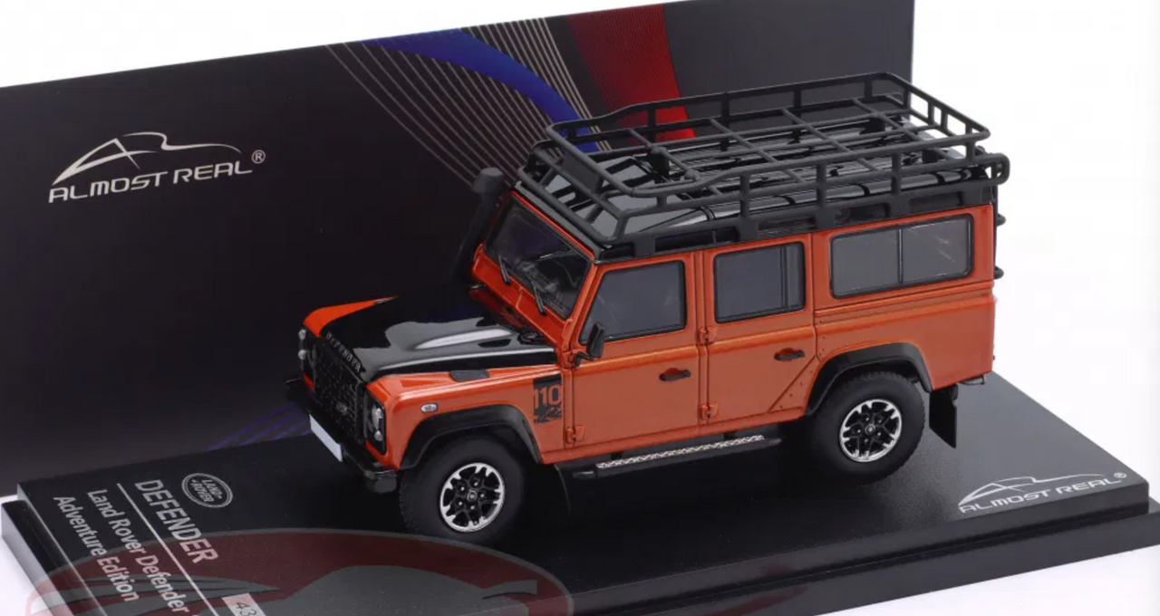1/43 Almost Real 2015 Land Rover Defender 110 Adventure Edition (Orange) Car Model