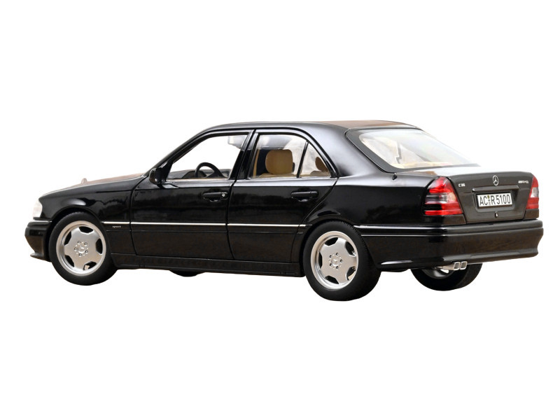 1/18 Norev 1993 Mercedes-Benz C-Class AMG C36 (W202) (Obsidian Black Metallic) Diecast Car Model