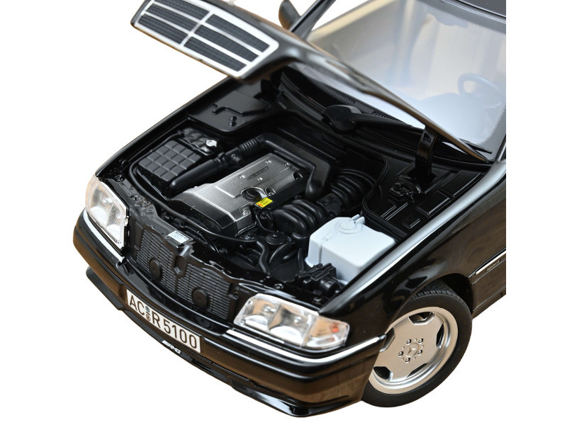 1/18 Norev 1993 Mercedes-Benz C-Class AMG C36 (W202) (Obsidian Black Metallic) Diecast Car Model