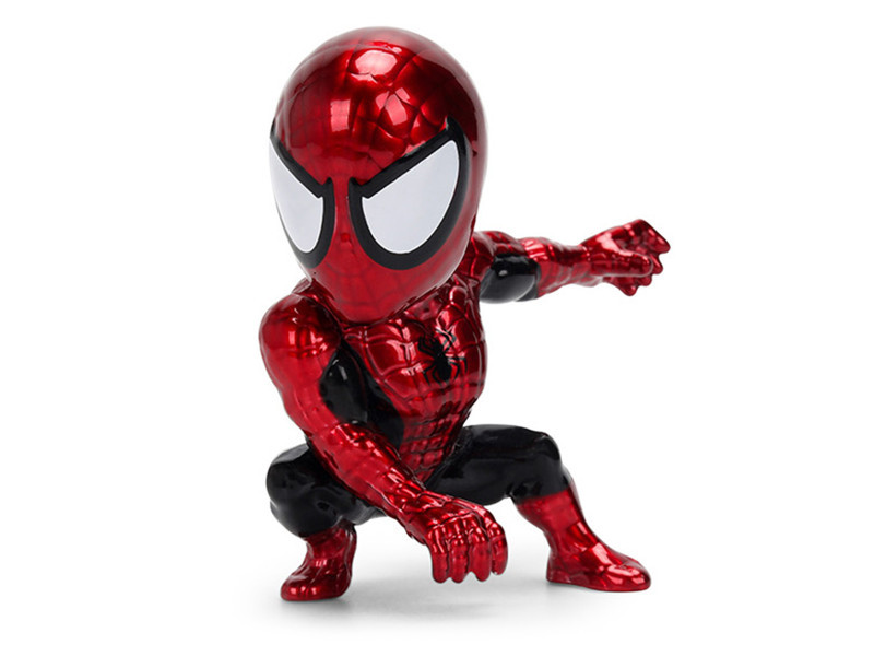 Set of 4 Diecast Figures "Spider-Man" Wave 3 "Metalfigs" Series Diecast Models by Jada