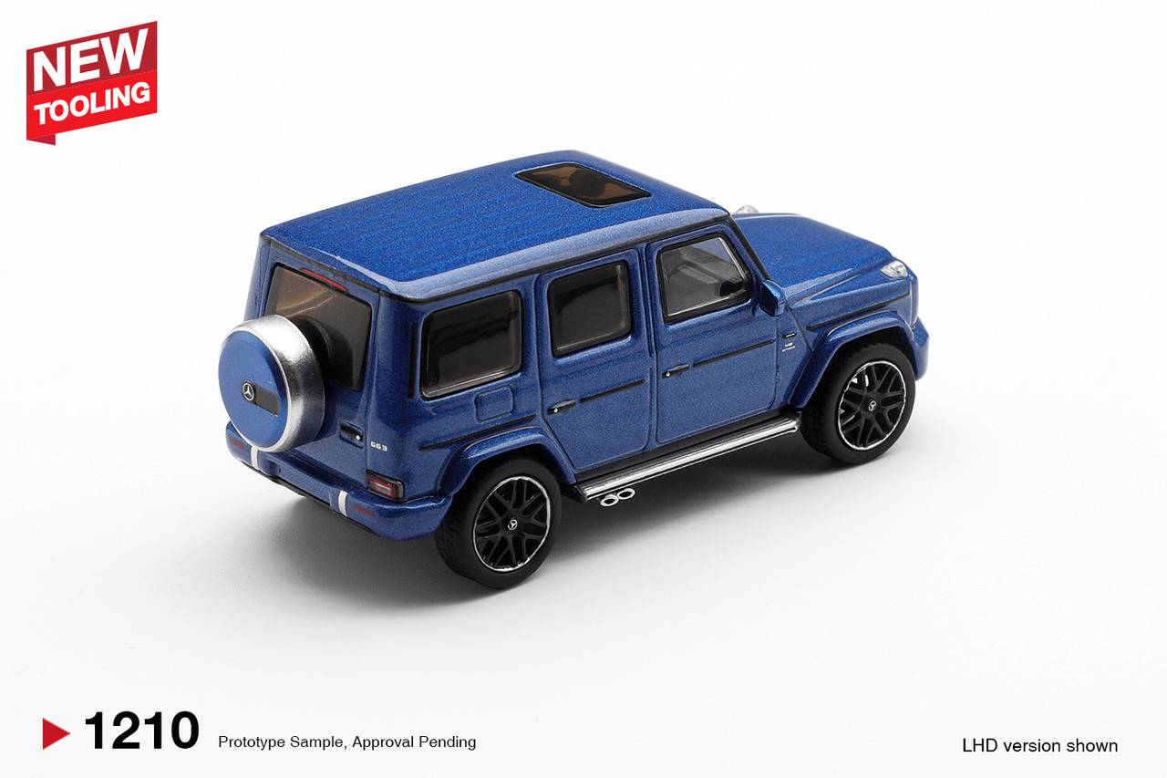 1/64 Mini GT Mercedes-AMG G63 AMG (Dark Blue Metallic) Diecast Car