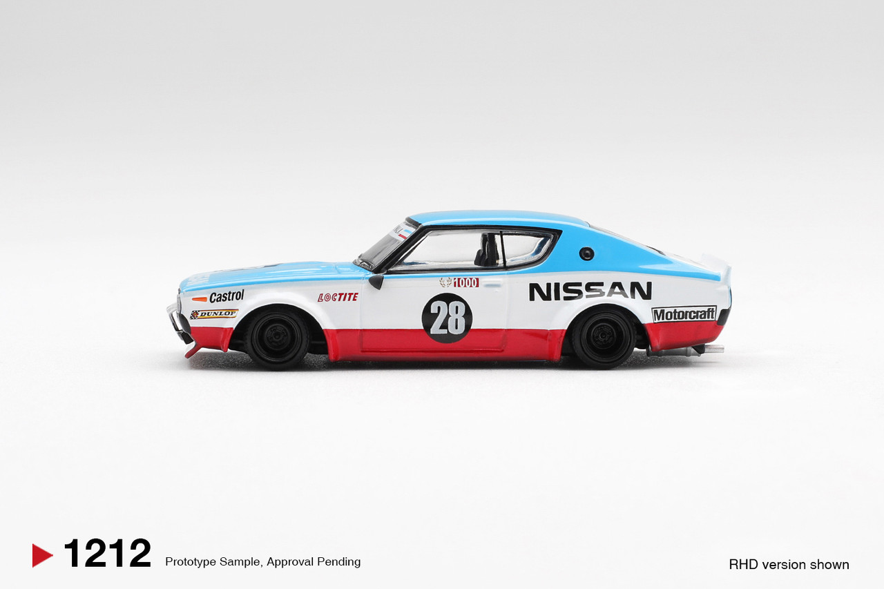 1/64 Mini GT Nissan Skyline Kenmeri Liberty Walk Nissan Racing '75