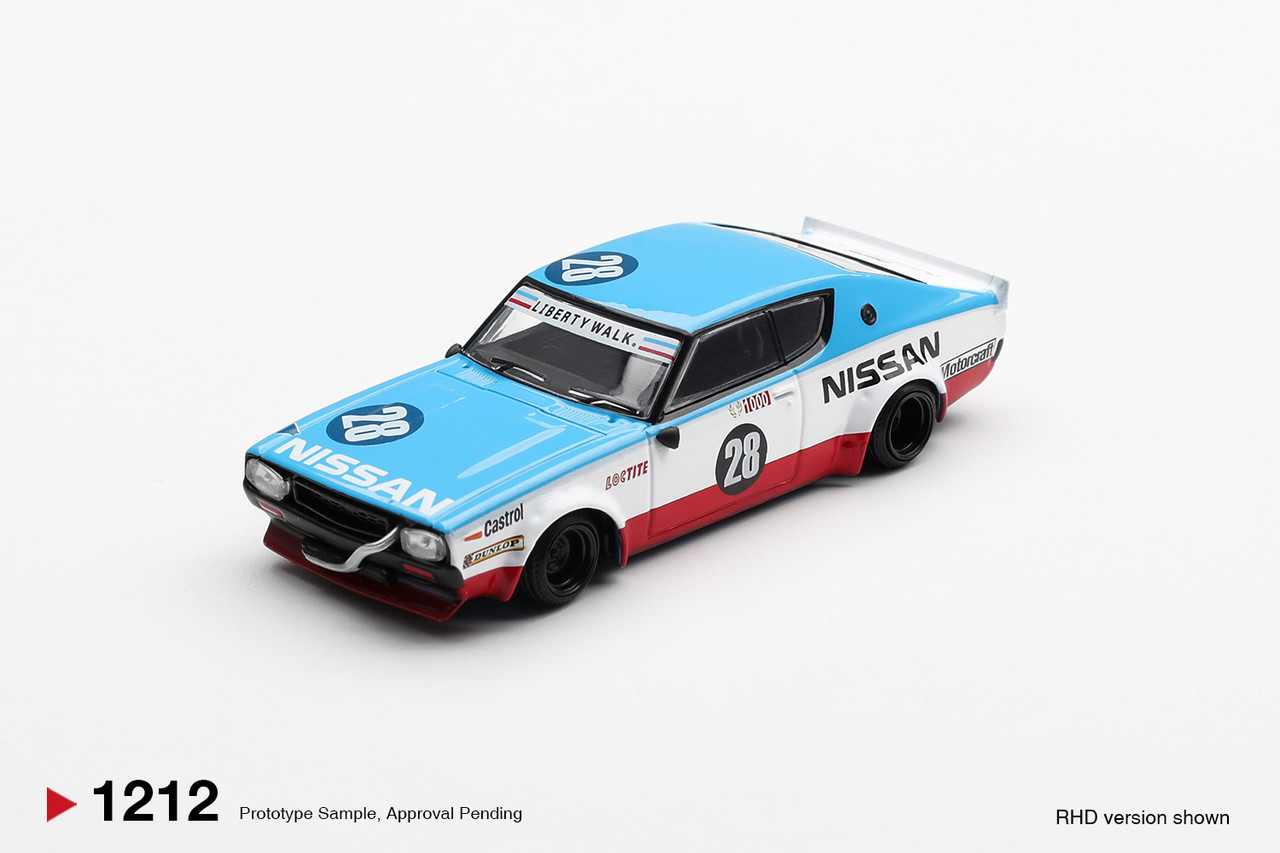 1/64 Mini GT Nissan Skyline Kenmeri Liberty Walk Nissan Racing '75