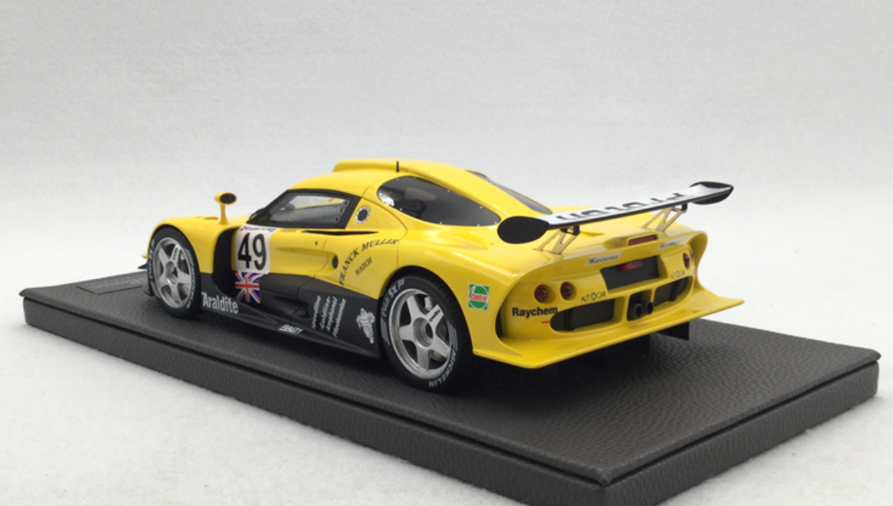 1/18 Top Marques Lotus Elise GT1 (Yellow) Resin Car Model