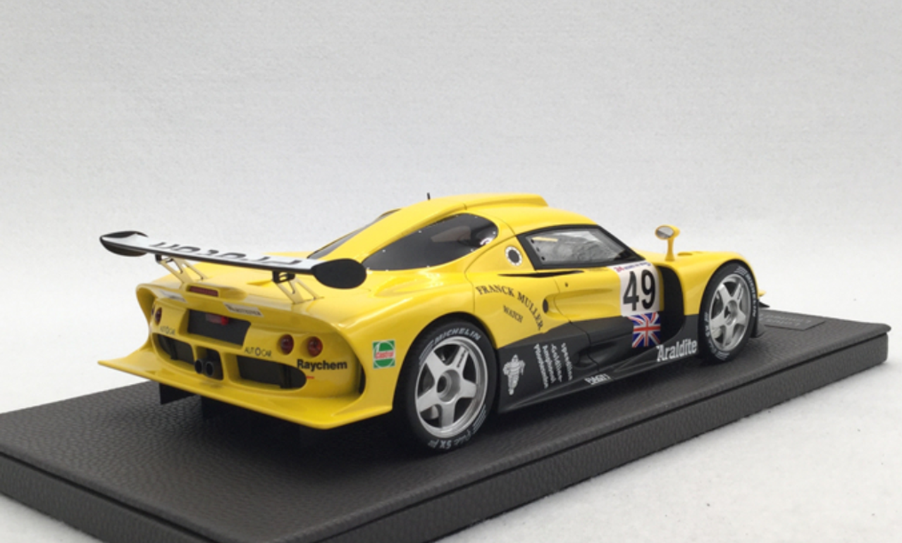 1/18 Top Marques Lotus Elise GT1 (Yellow) Resin Car Model