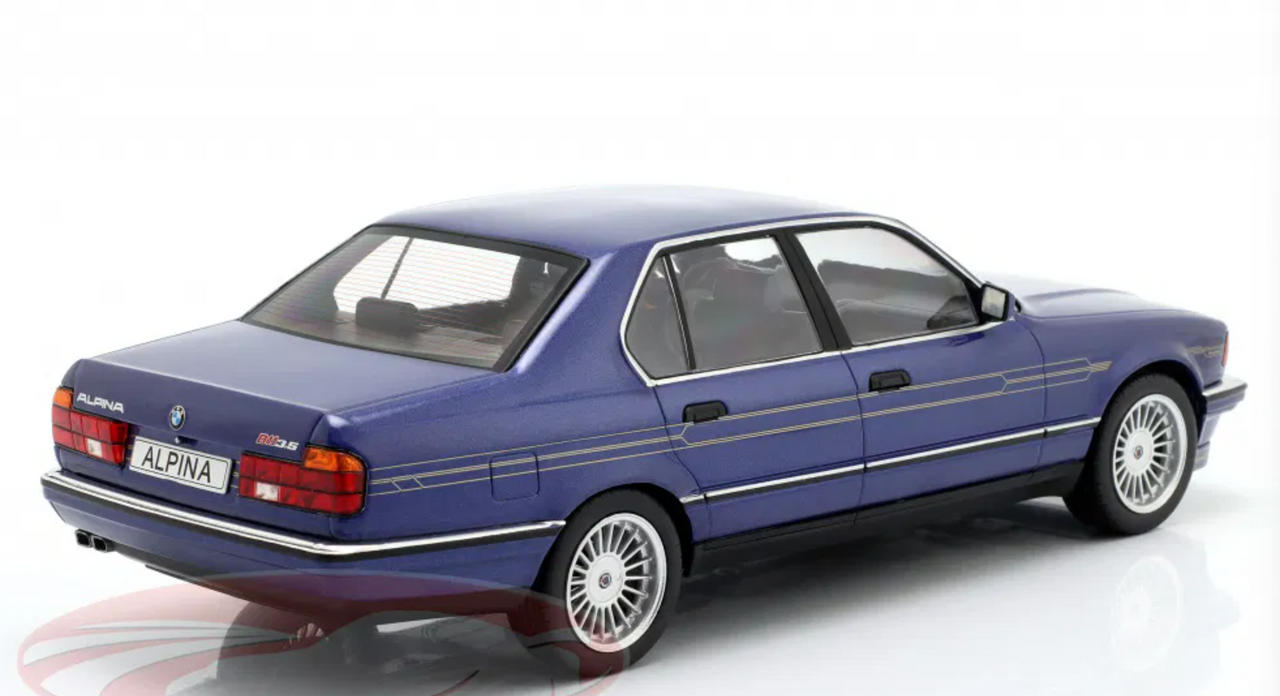 1/18 ModelCarGroup 1992 BMW E32 Alpina B11 3.5 (Blue Metallic) Diecast Car Model