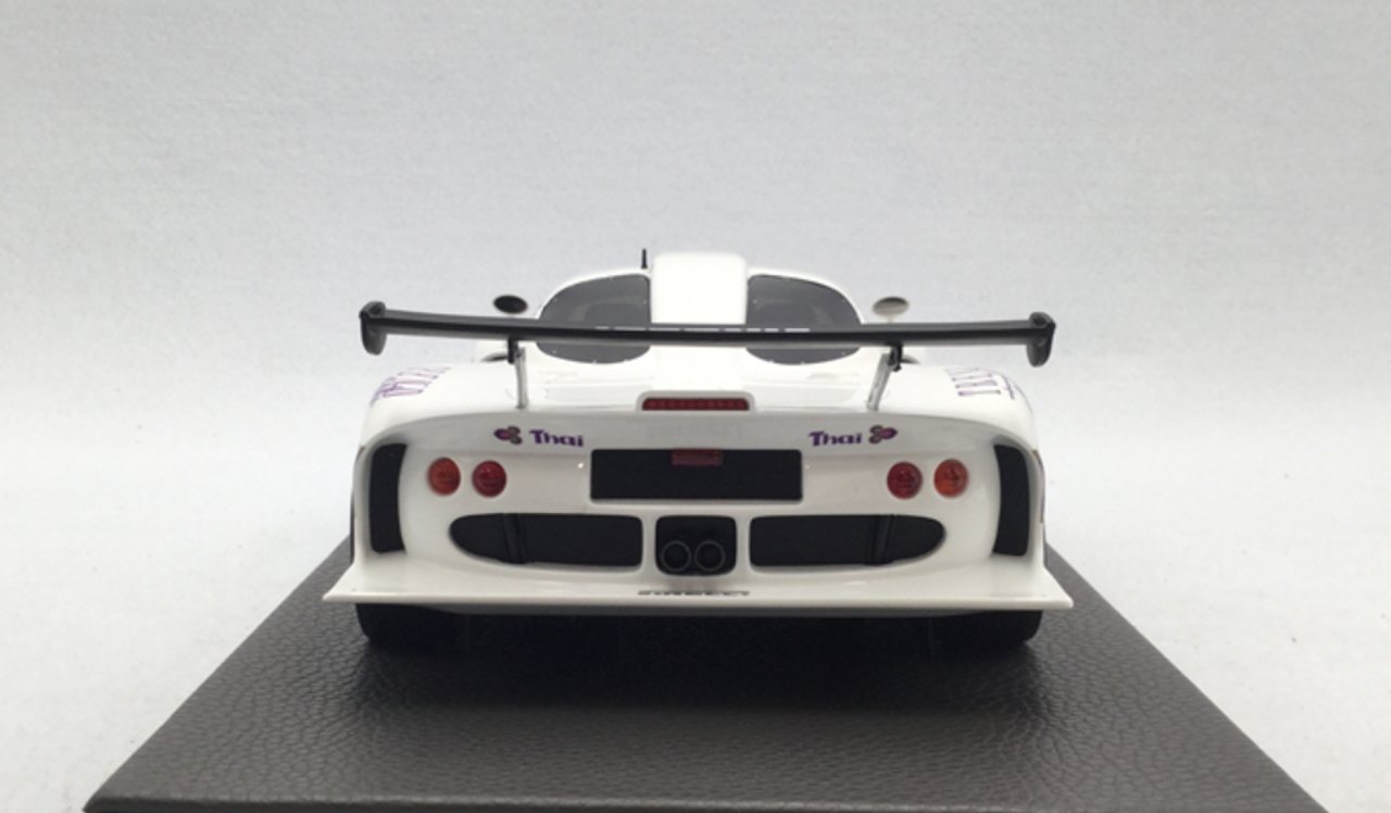 1/18 Top Marques Lotus Elise GT1 Thai Racing (White) Resin Car Model