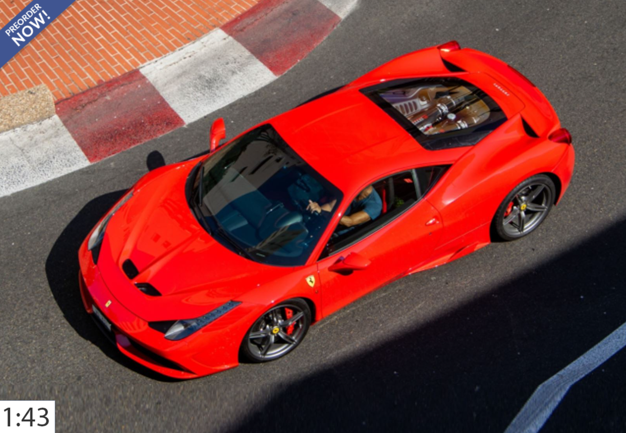BBR Ferrari 458 イタリア　2009年 レッド 1/43 BBR Ferrari 458 Italia 2009 Red BBRC22RS フェラーリ 458