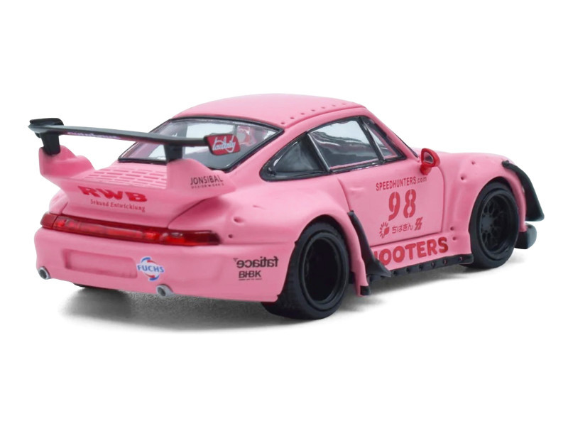 RWB 993 #98 "Hooters" Matt Pink 1/64 Diecast Model Car by Model Model