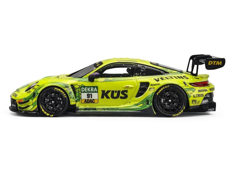 Porsche 911 GT3 R (992) #91 Thomas Preining "Manthey EMA" "DTM" (2024) 1/64 Diecast Model Car by Trends Hobby
