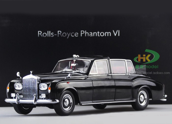 1/18 1967 ROLLS-ROYCE PHANTOM VI CONVERTIBLE (BLACK) Diecast Car 1/18 1967 ROLLS-ROYCE PHANTOM VI CONVERTIBLE (BLACK) Diecast Car