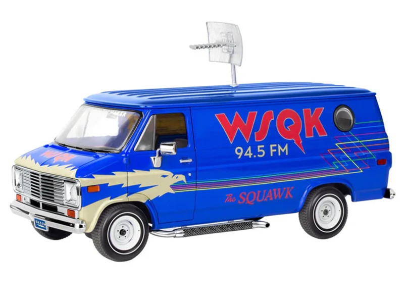 Level 3 Model Kit 1977 GMC "WSQK Squawk" Van "Stranger Things" (2016-2025) TV Series 1/25 Scale Model by Revell