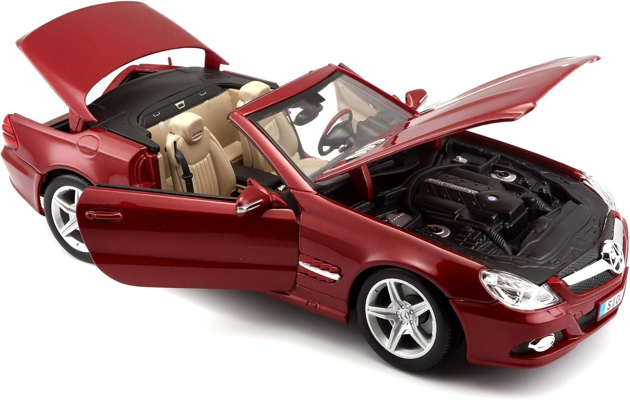 1/18 Maisto 2010 Mercedes-Benz SL-Class SL550 (Red) Diecast Car Model