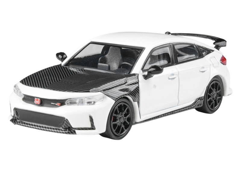 1/64 Paragon 2025 Honda Civic Type R FL5 (White with Carbon Parts) Diecast Car Model