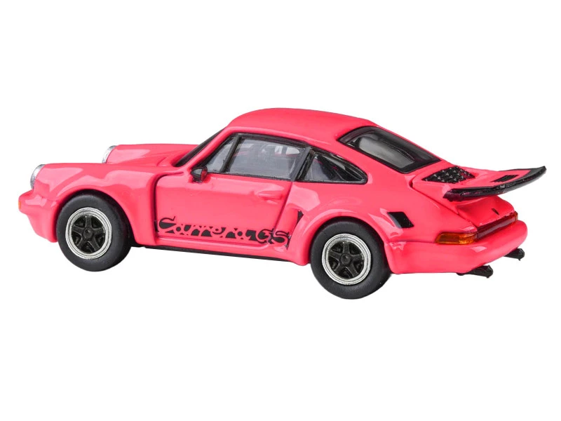 1/64 Paragon 1975 Porsche 911 930 Carrera RSR 3.0 Fuschia Pink Red Diecast Car Model