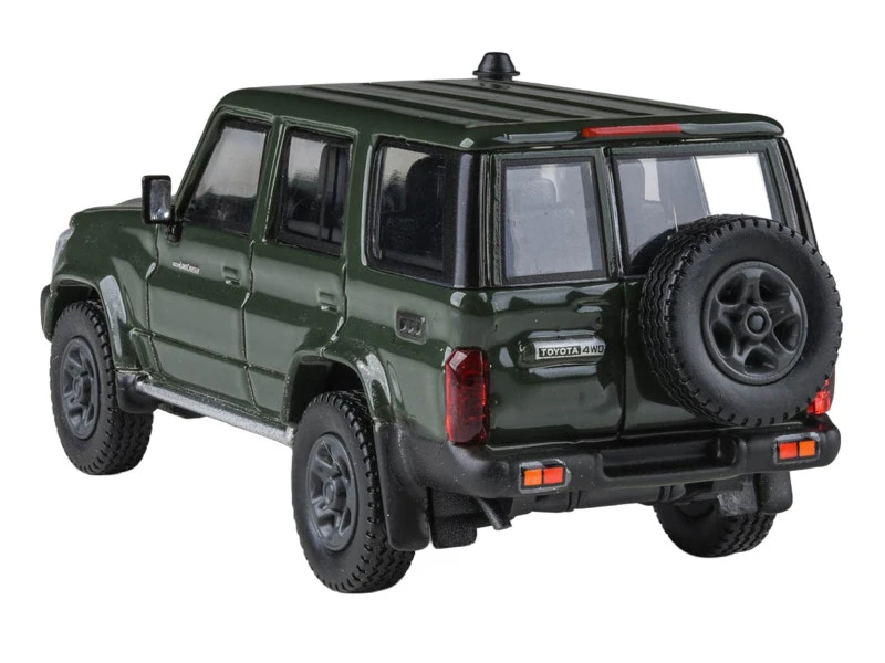 1/64 Paragon Toyota Land Cruiser 76 LC76 (Military Green) Diecast Car Model