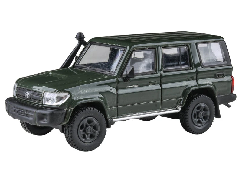 1/64 Paragon Toyota Land Cruiser 76 LC76 (Military Green) Diecast Car Model