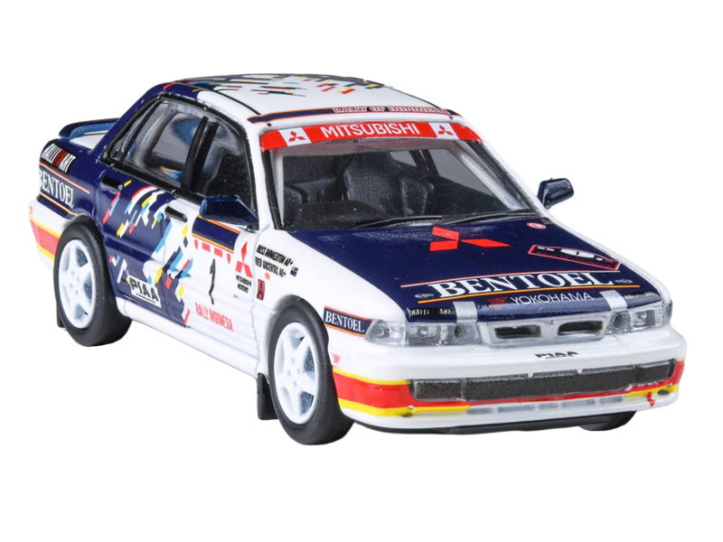 1/64 Paragon 1993 Mitsubishi Galant VR-4 Indonesia Rally #1 Diecast Car Model
