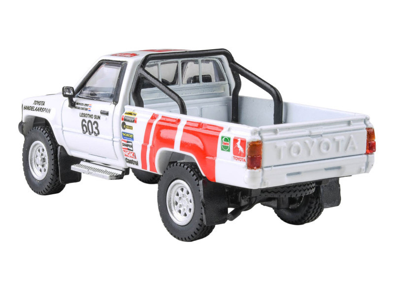 1/64 Paragon 1993 Toyota Hilux Roof of Africa Toyota Dealer Team #603 Diecast Car Model