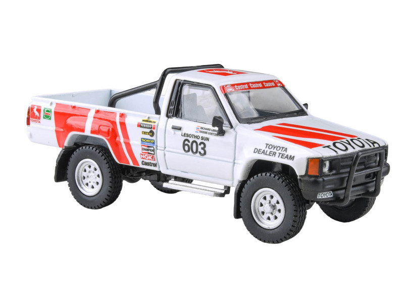 1/64 Paragon 1993 Toyota Hilux Roof of Africa Toyota Dealer Team #603 Diecast Car Model